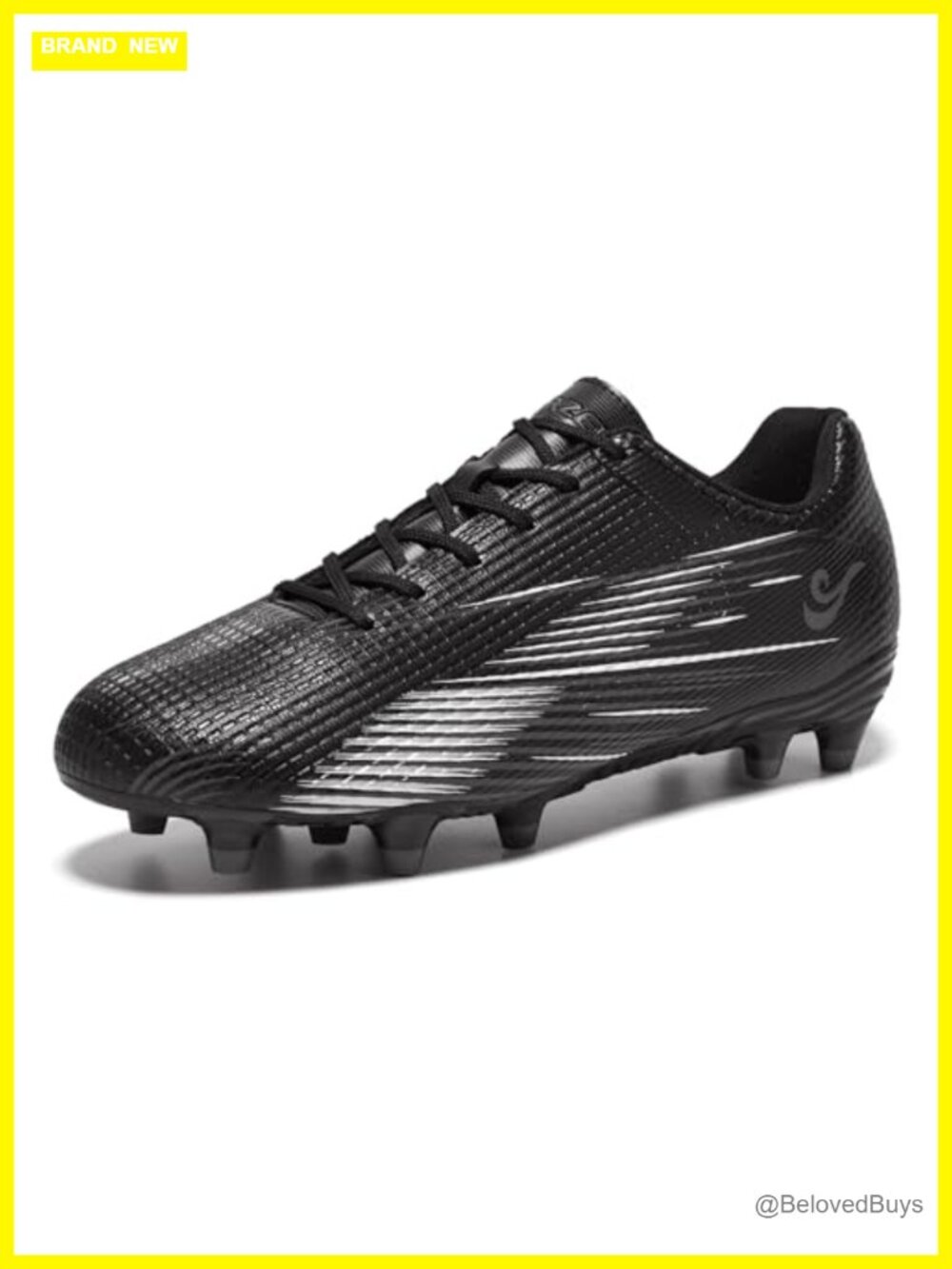 Lightweight Soccer Cleats Faux Leather Athletic Training Shoes